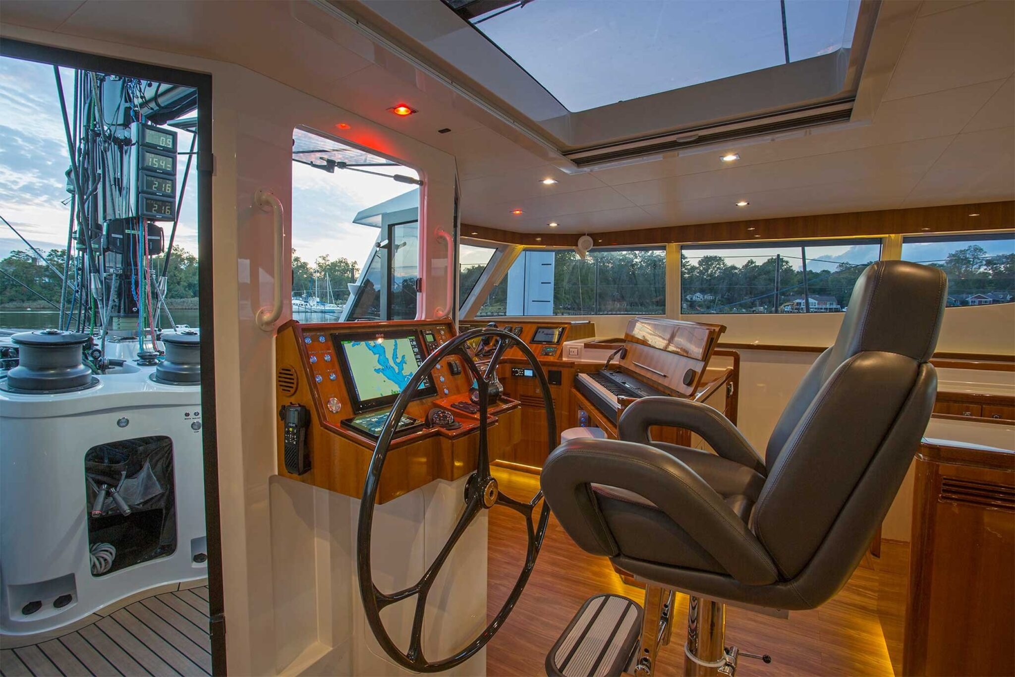 Interior HH66 catamaran high gloss