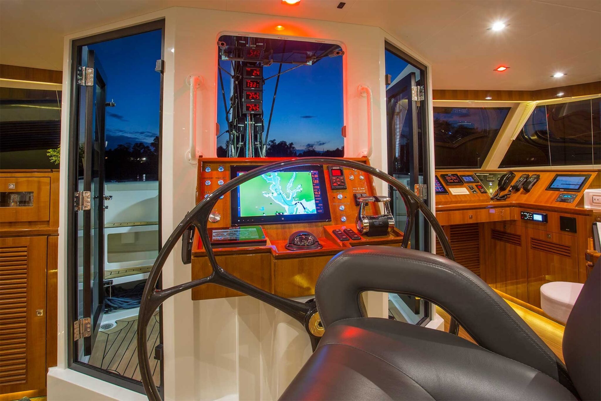 Interior HH66 catamaran high gloss