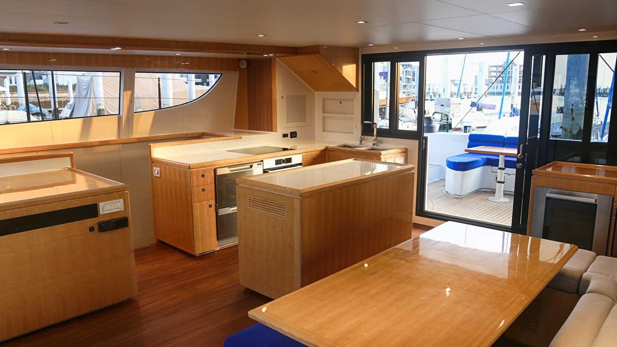 Interior HH66 catamaran high gloss