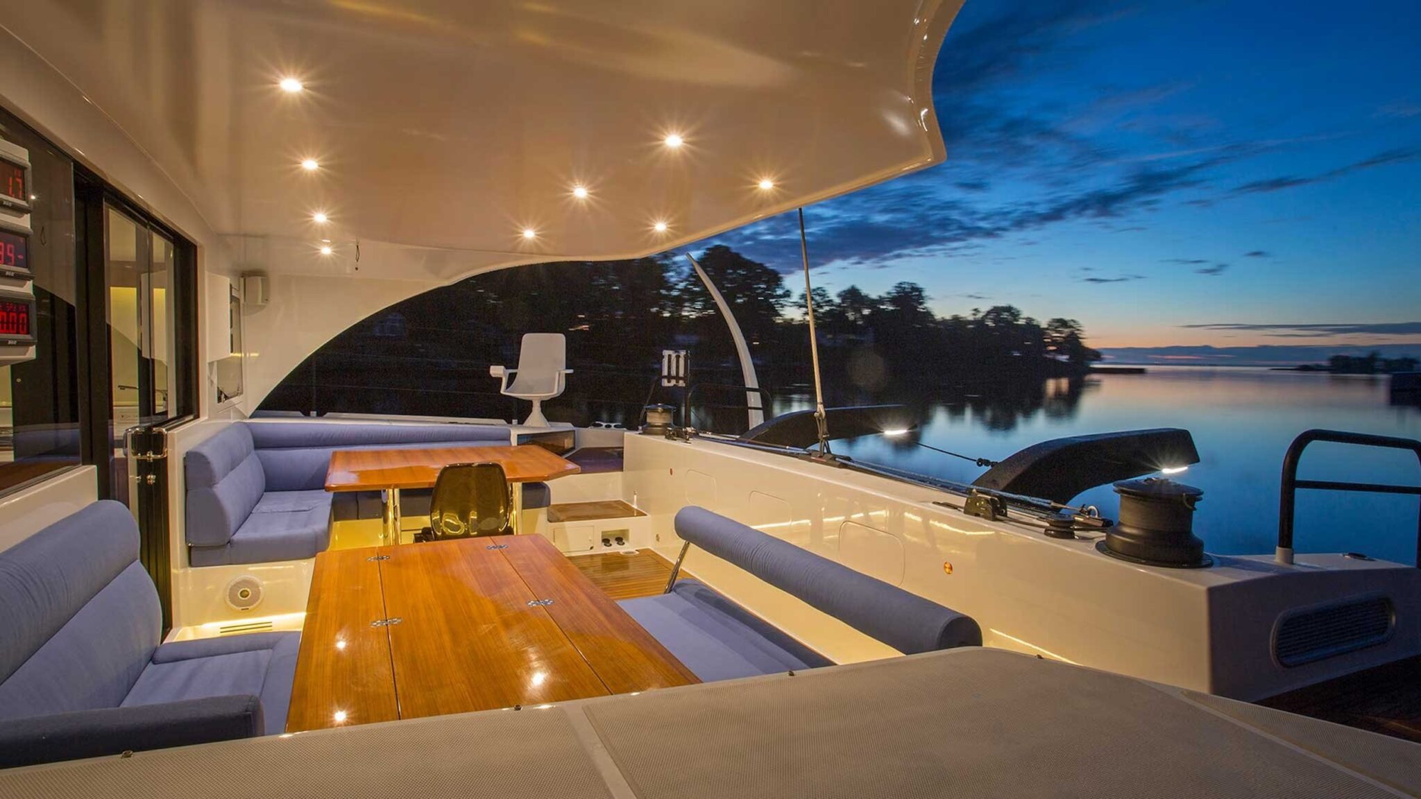 Interior HH66 catamaran high gloss